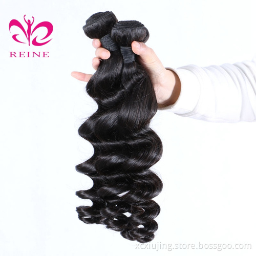 Factory Vendor Virgin Brazilian Human hair bundle and closure, Wholesale 100% human hair extension Loose weave bundle